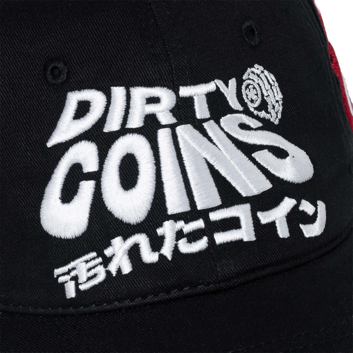 DIRTYCOINS x RS Logo Wavy Embroidery Dad Cap