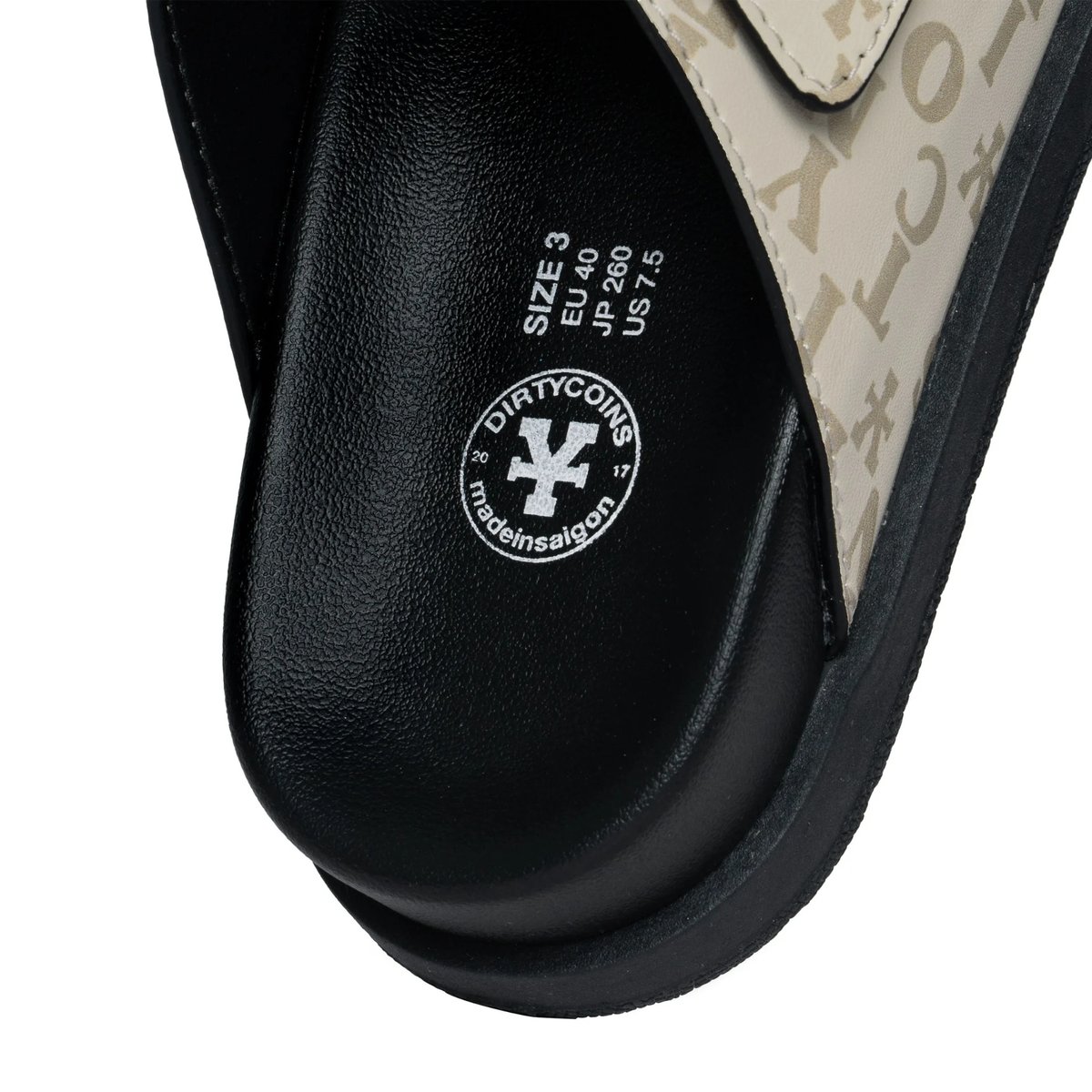 DIRTYCOINS Arizona Slides Letter Monogram