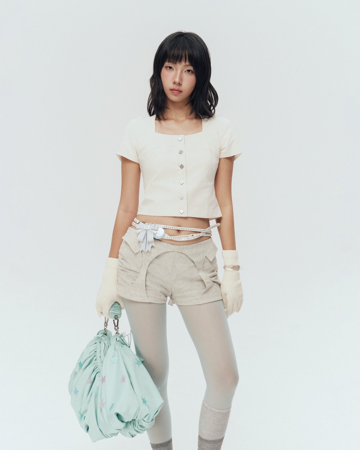 Bunnyhill Birdie Top - Ivory Stripes