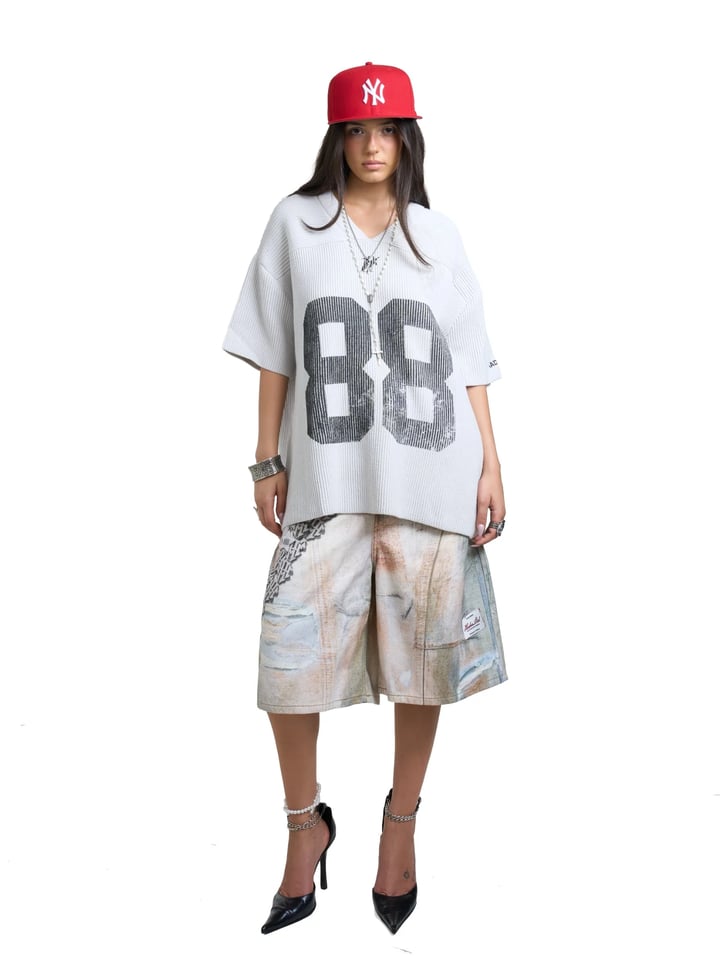 HADES Double Eight 運動風格針織 T-shirt