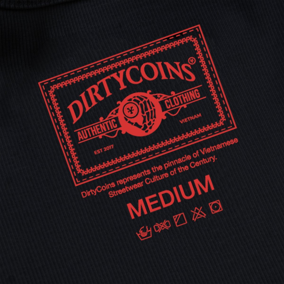 DIRTYCOINS Printed Label 印花標籤 背心