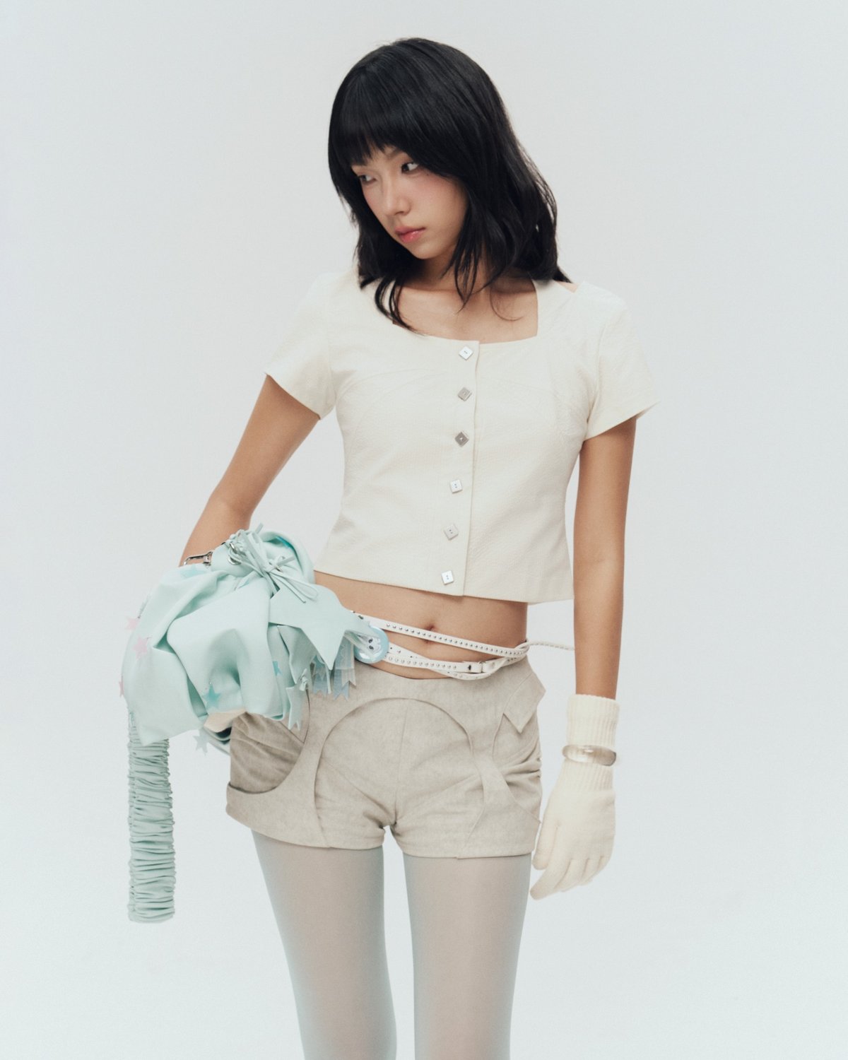 Bunnyhill Birdie Top - Ivory Stripes