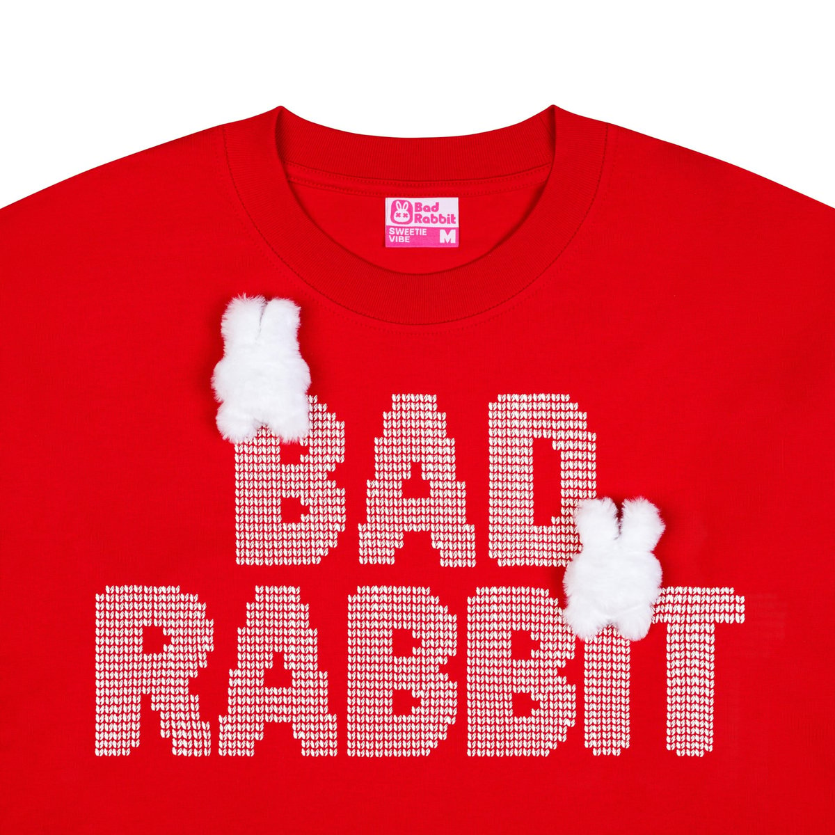 BAD RABBIT Bubbly Boxy 長袖 T-shirt 紅色