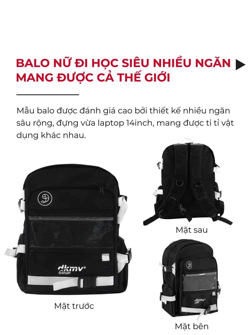 DKMV Plastic Logo Backpack