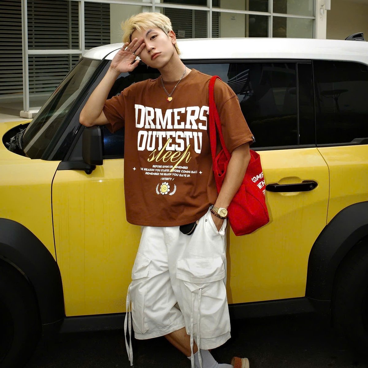 OUTERITY Dreamer 男女通用 Boxy 版型印花 T-Shirt