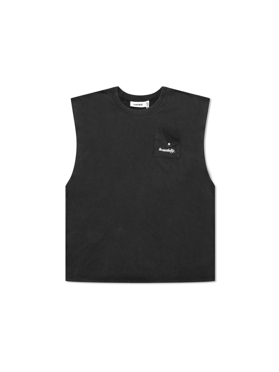 HADES Stonewash Tank Top - Black