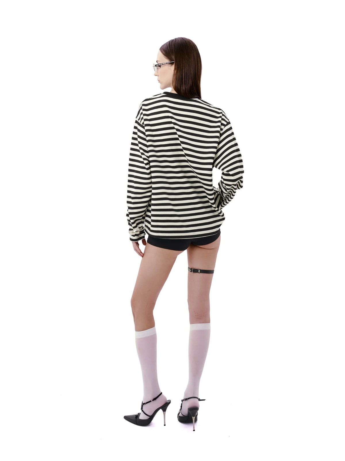 HADES Nightstrile Striped Long Sleeve Unisex T-shirt T恤