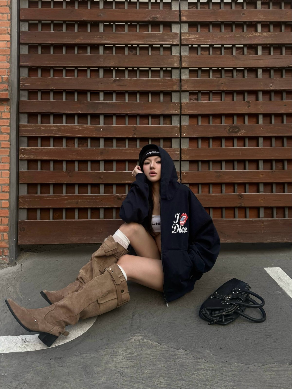 DIRTYCOINS DCxRS US Tongue Zip Up Hoodie