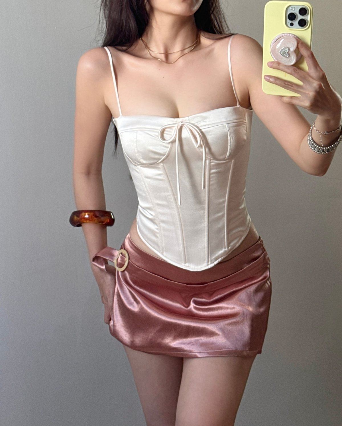 Emilie Mariella Corset Top with Bow Detail