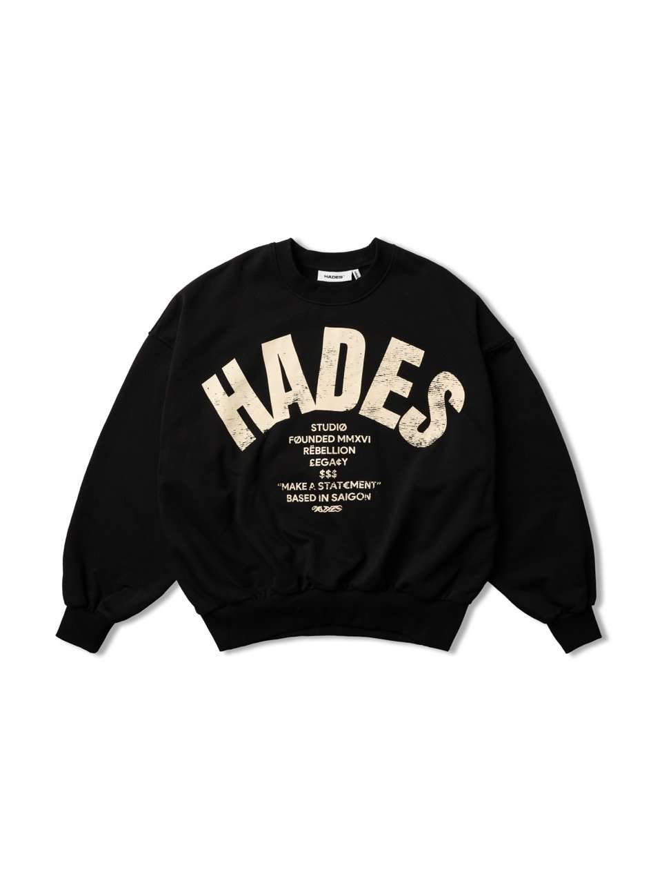 HADES OG Typography Sweater - Black