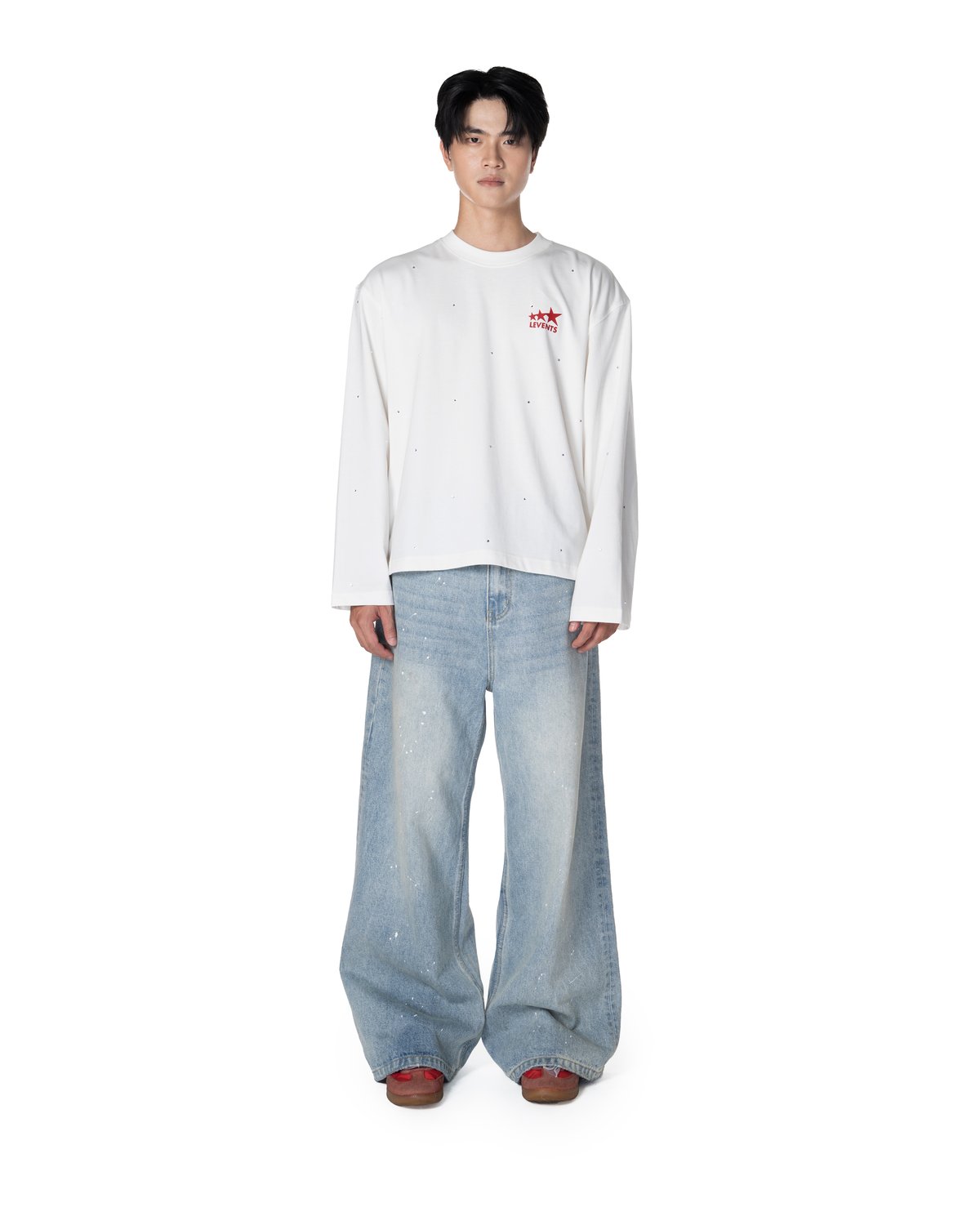 Levents® 水鑽長袖 Boxy T-shirt