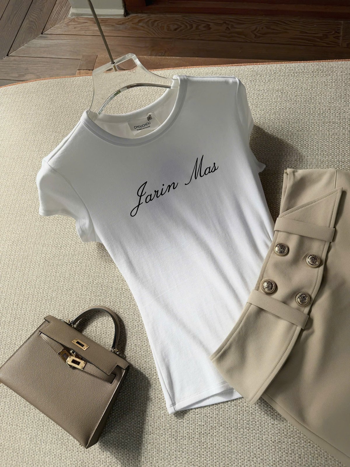 CHOU CHOU Farin Mas 印花短袖 T-shirt