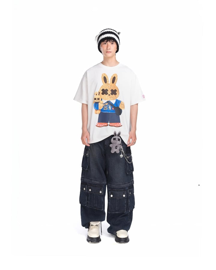 BAD RABBIT Kid Rabbit 常規版 T-Shirt 圖案恤衫