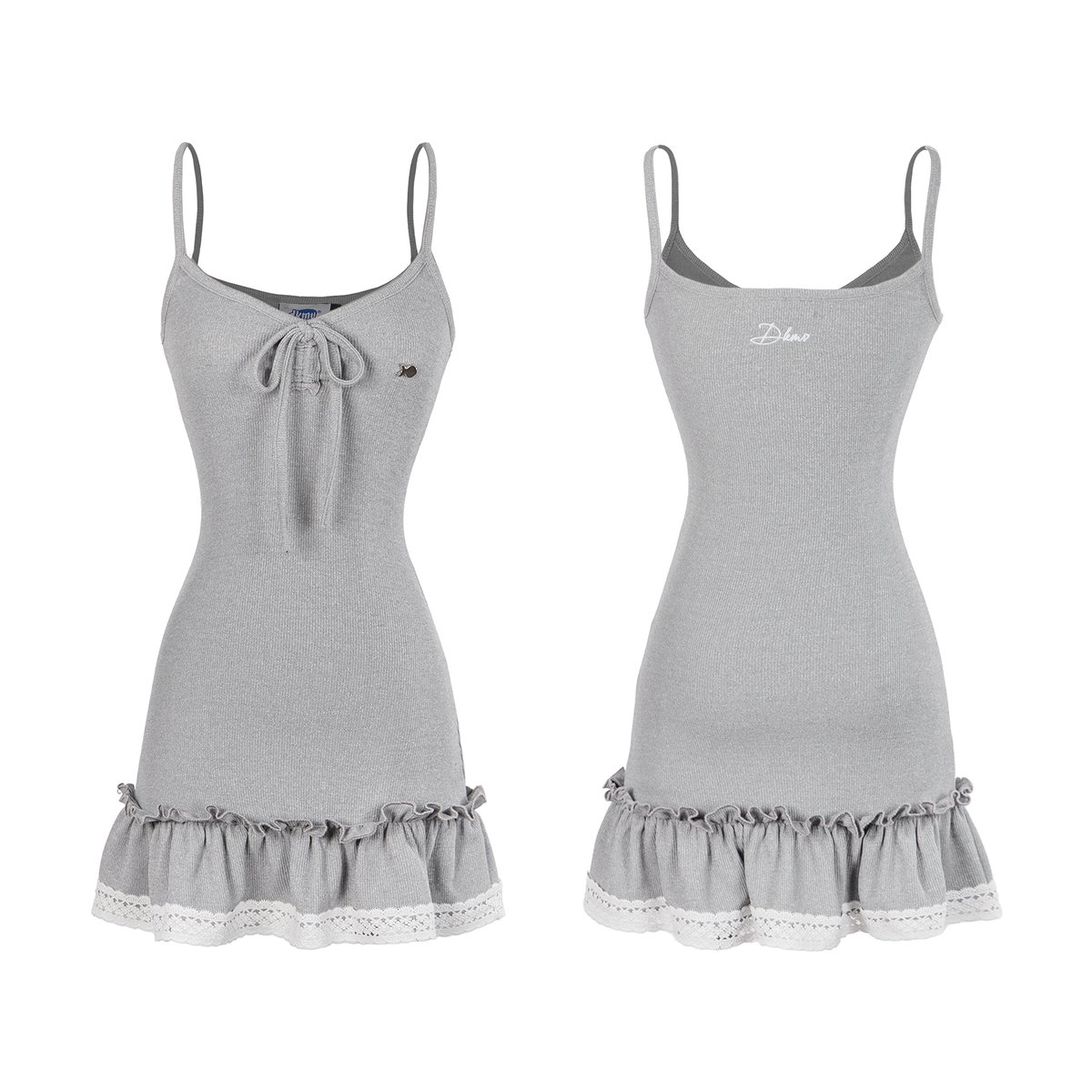 DKMV Yare Mermaid Lace Trim Dress