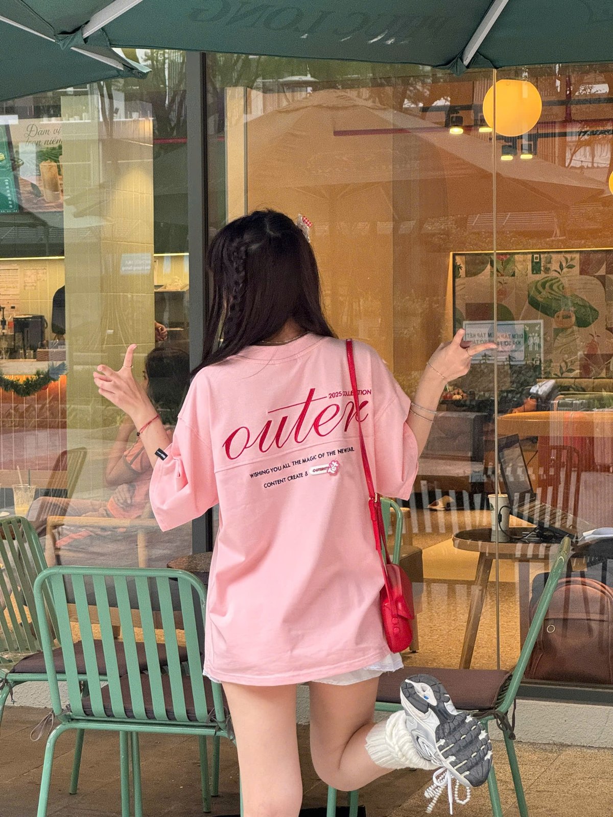 OUTERITY Logo刺繡基本款T恤