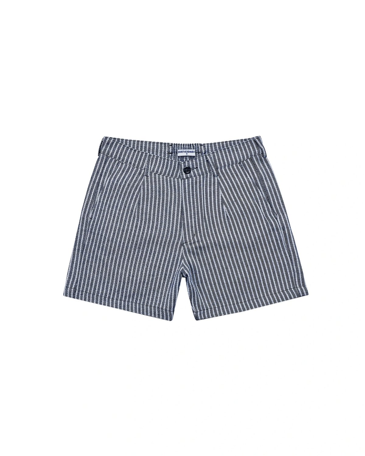 DIRTYCOINS Striped Maple Leaf Shorts