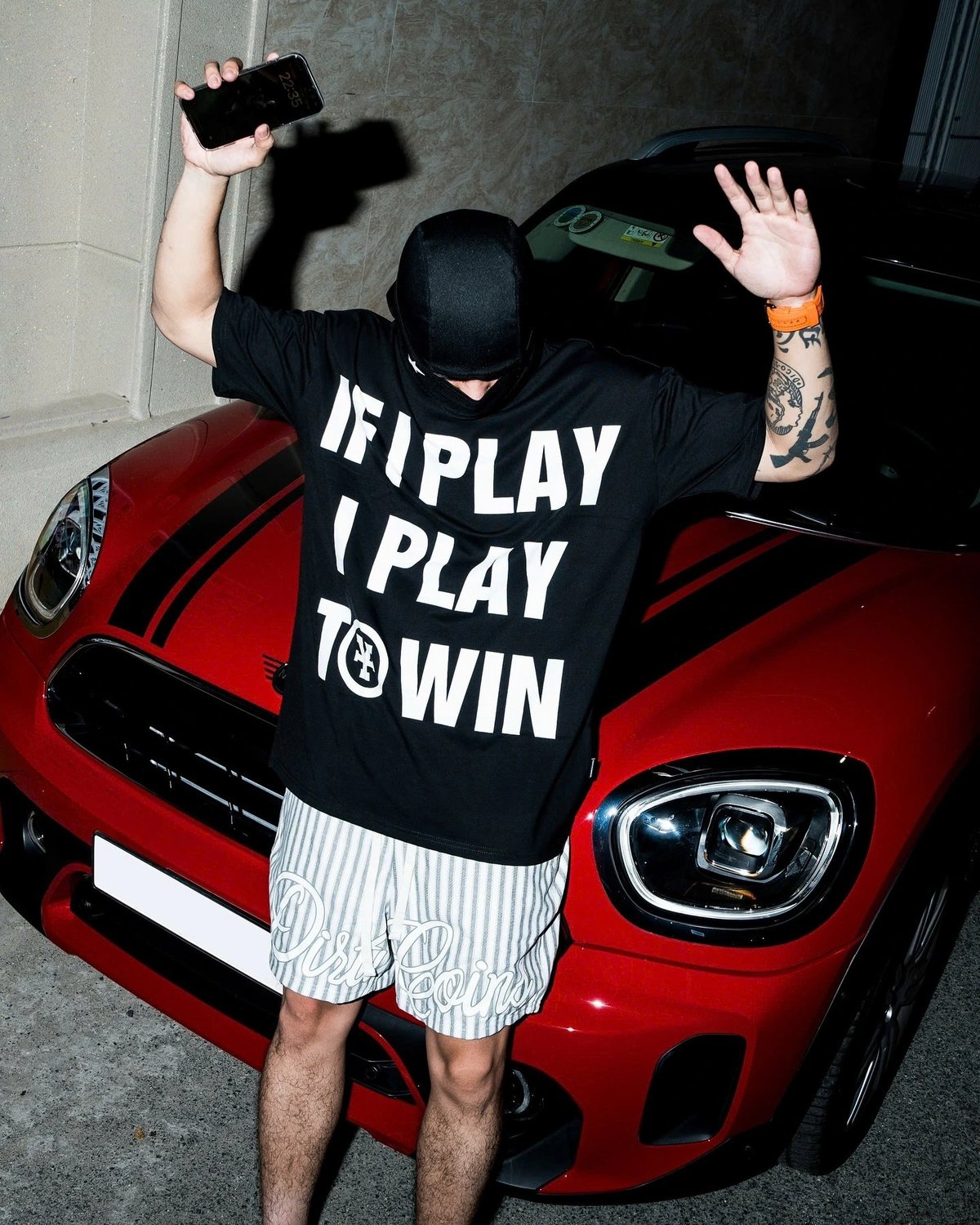 DIRTYCOINS If I Play I Play To Win Graphic T-shirt
