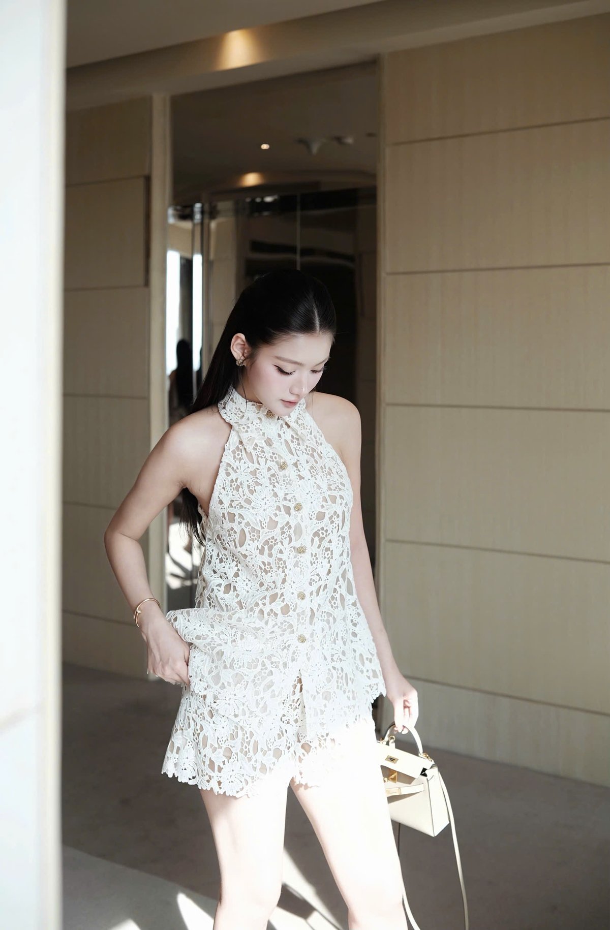 CHOU CHOU 蕾絲短褲套裝