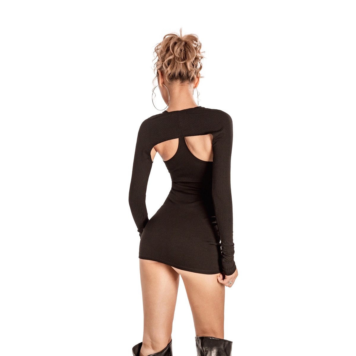 SISTERS Clarissa Bodycon Dress with Cropped Bolero Jacket Set
