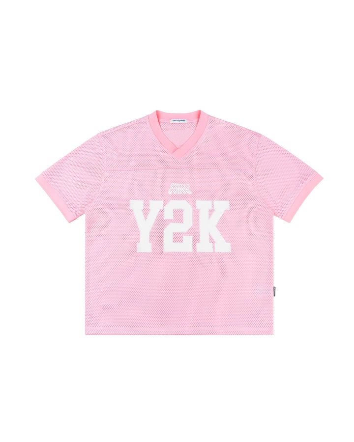 DIRTYCOINS Y2K 足球風網眼球衣 T-shirt