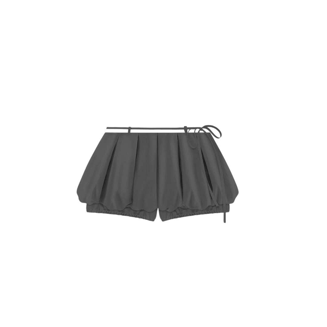 KILL SYSTEM Double Layer Pumpkin Skirt with Safety Shorts