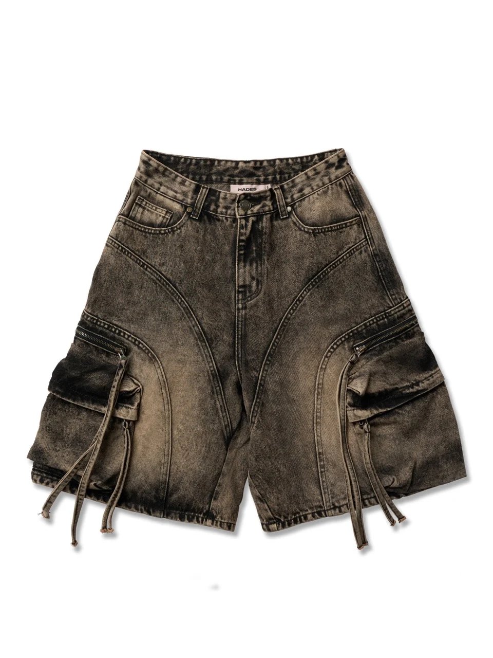 HADES Bermude Wash Jean Shorts
