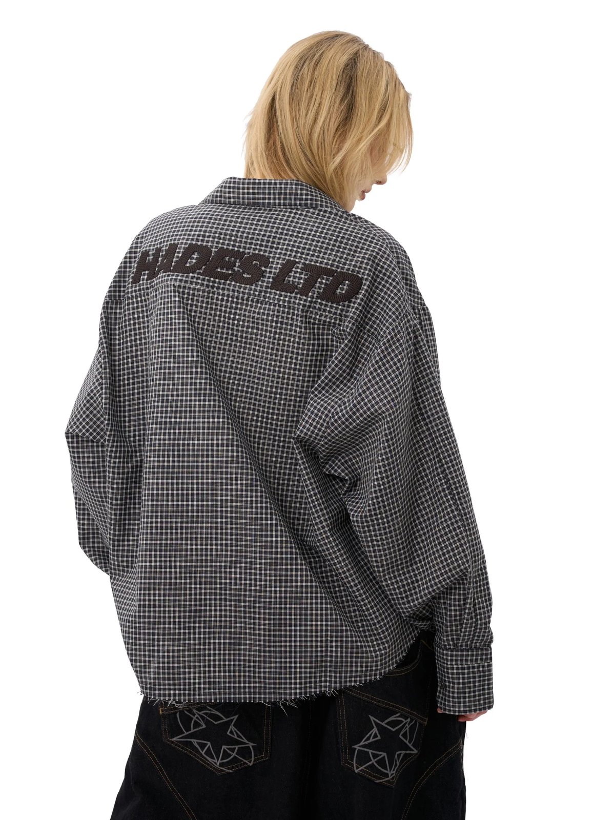HADES Threadline Long Sleeve Striped Shirt - Black