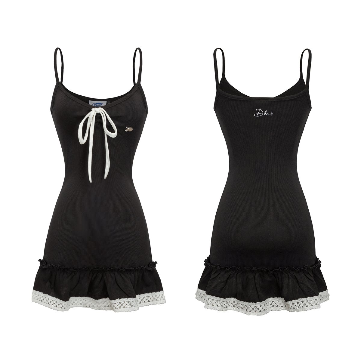 DKMV Yare Mermaid Lace Trim Dress