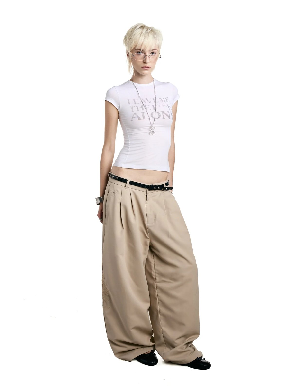 HADES Timeless Wide-Leg Pants - Tan