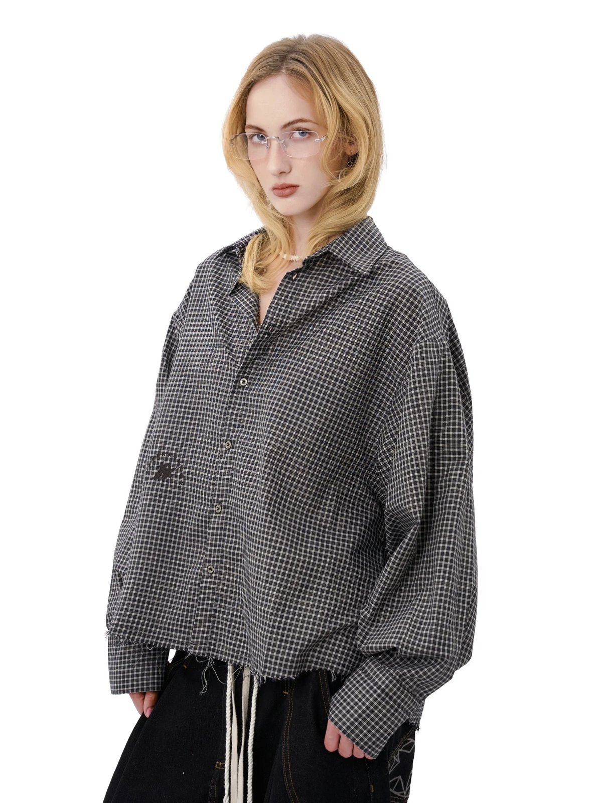 HADES Threadline Long Sleeve Striped Shirt - Black