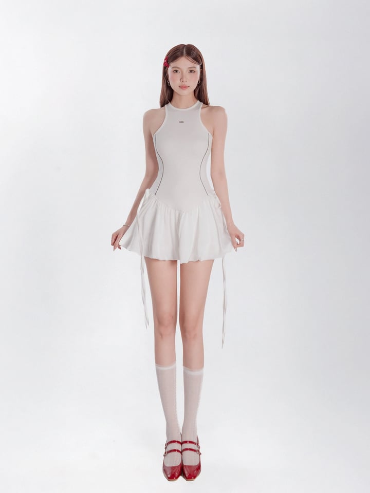 DKMV Glossy Dress 亮面修身連身裙 (附內搭褲)