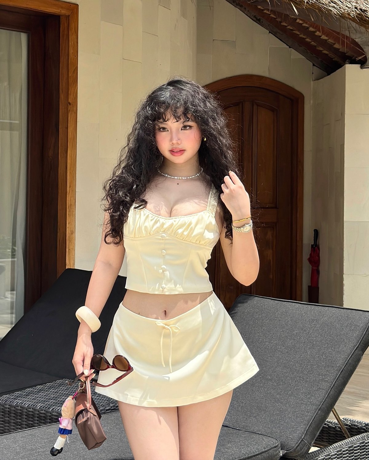 Emilie Marigold Set - Cream