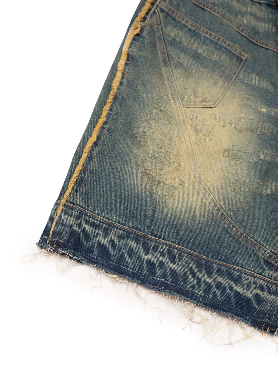 HADES Groovy Wash Denim Shorts