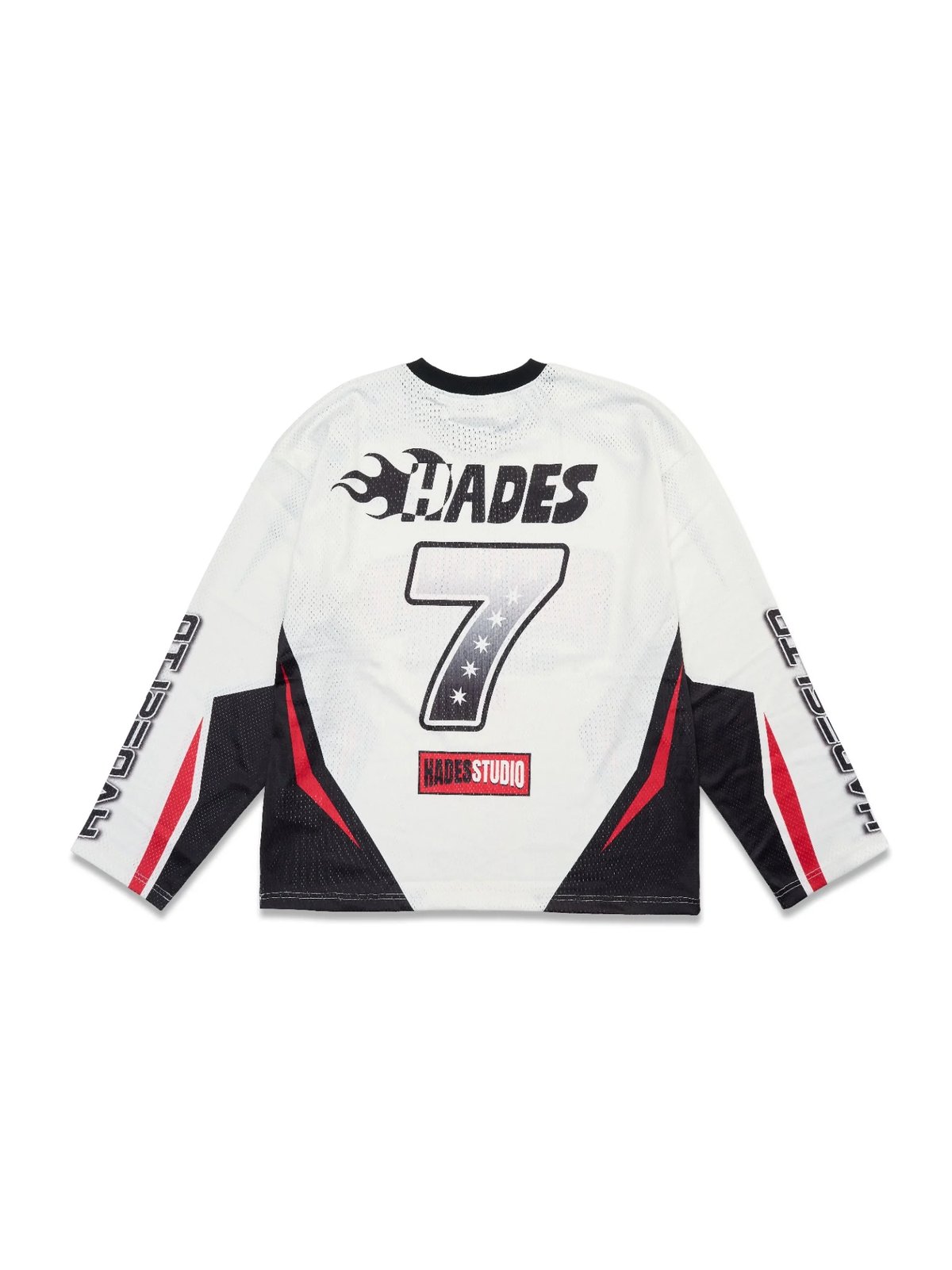 HADES Racing Team 賽車風格印花長袖上衣