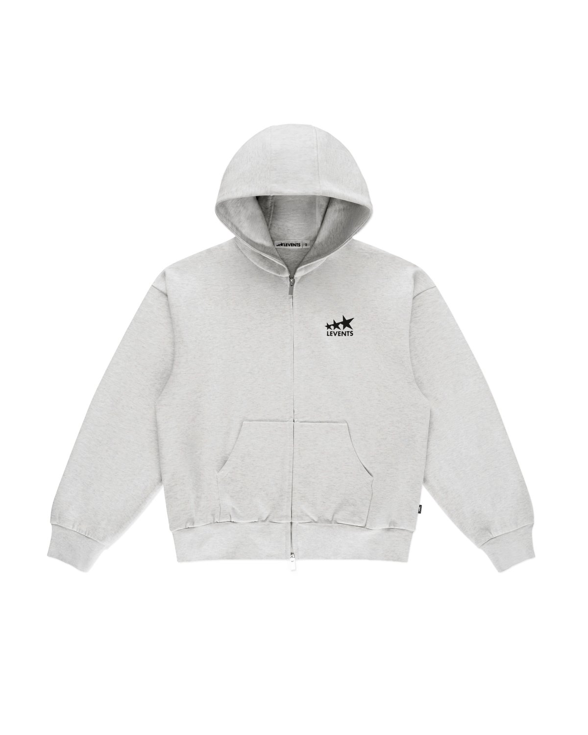 Levents® Signature Logo Semi-Oversized Zip Hoodie