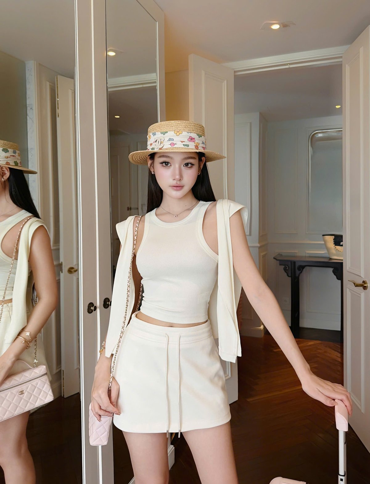 CHOU CHOU 3-Piece Knit Set