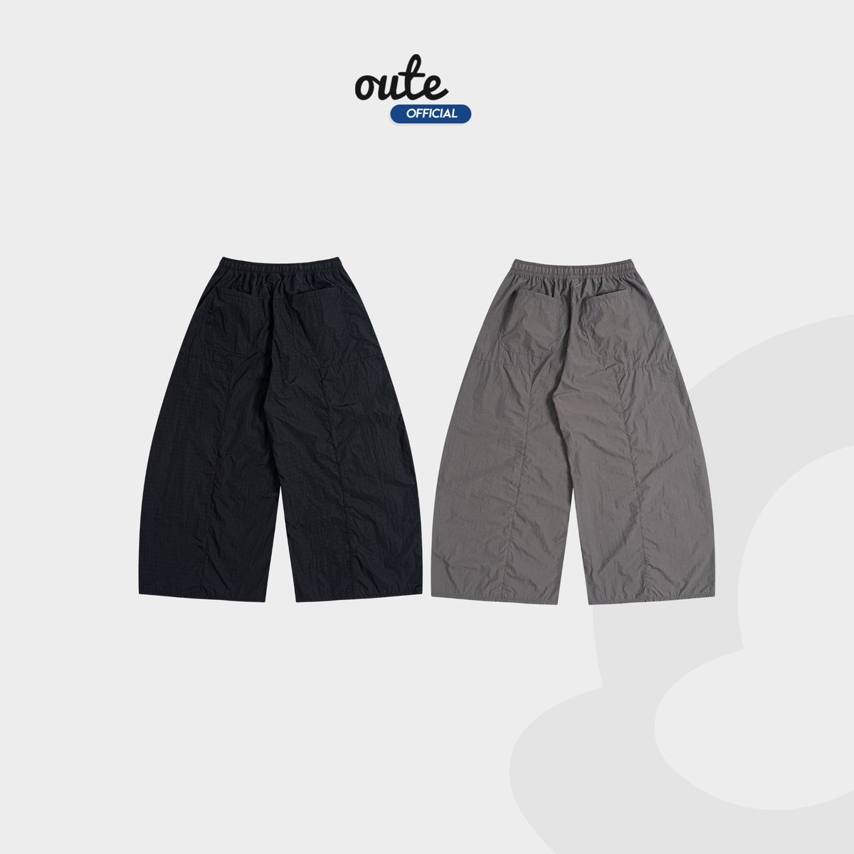 OUTERITY Origin 尼龍寬鬆長褲 Unisex 男女通用