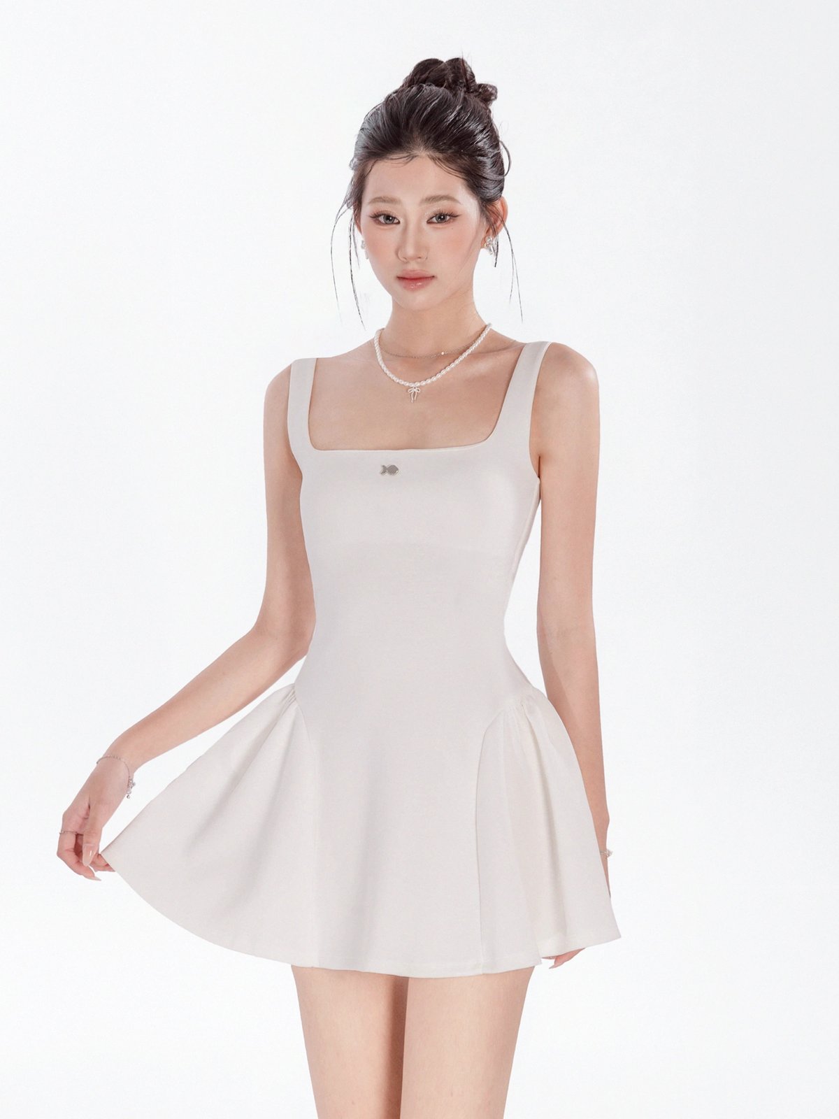 DKMV Caroline Dress - White