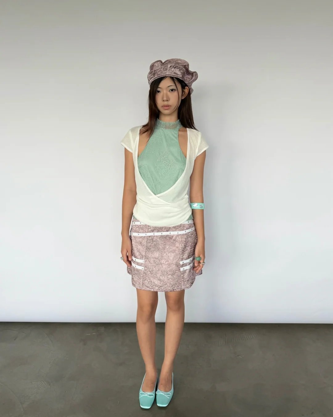 into.eight JADE 高領蕾絲背心