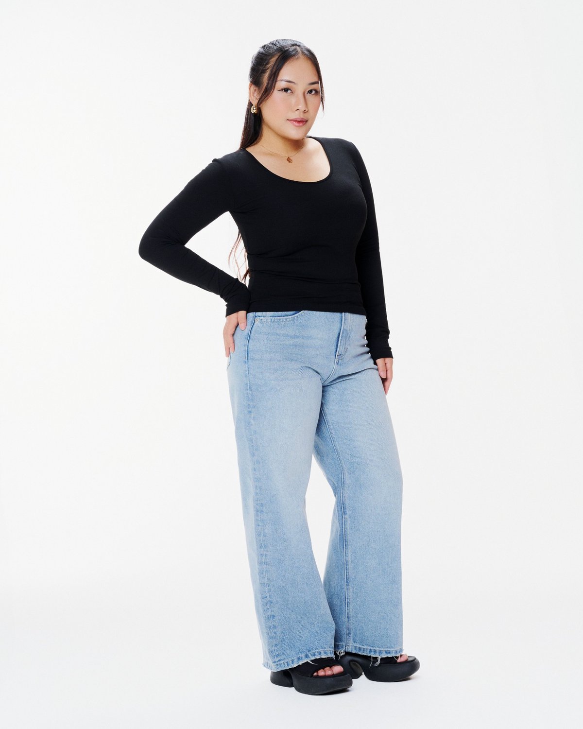 DOTTIE Macie 闊腿牛仔長褲 - MCJ01
