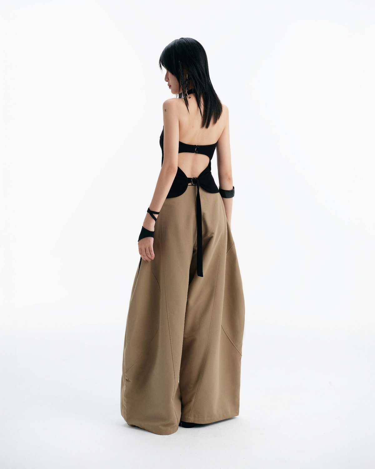 Bunnyhill LUFT Wide Leg Skirt Pants Cappuccino 闊腿裙褲