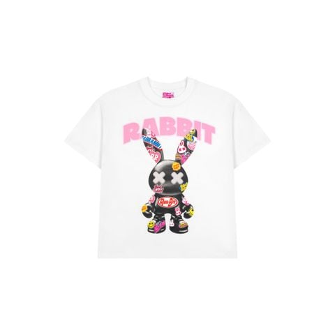 BAD RABBIT Deeper Rabbit Boxy Tee 白色短袖寬鬆T恤