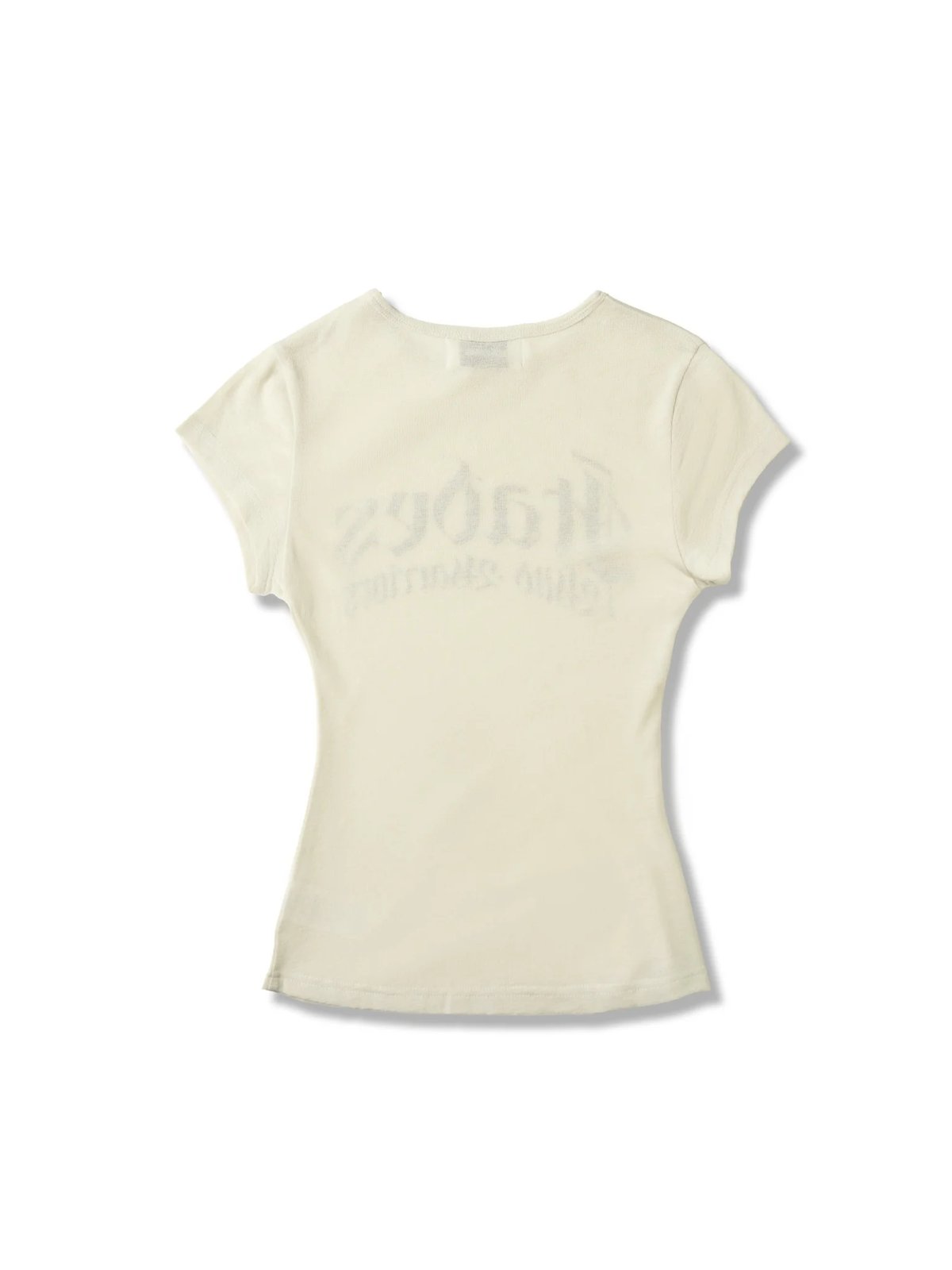 HADES Gothic Garden Baby Tee 復古印花修身短版 T 恤