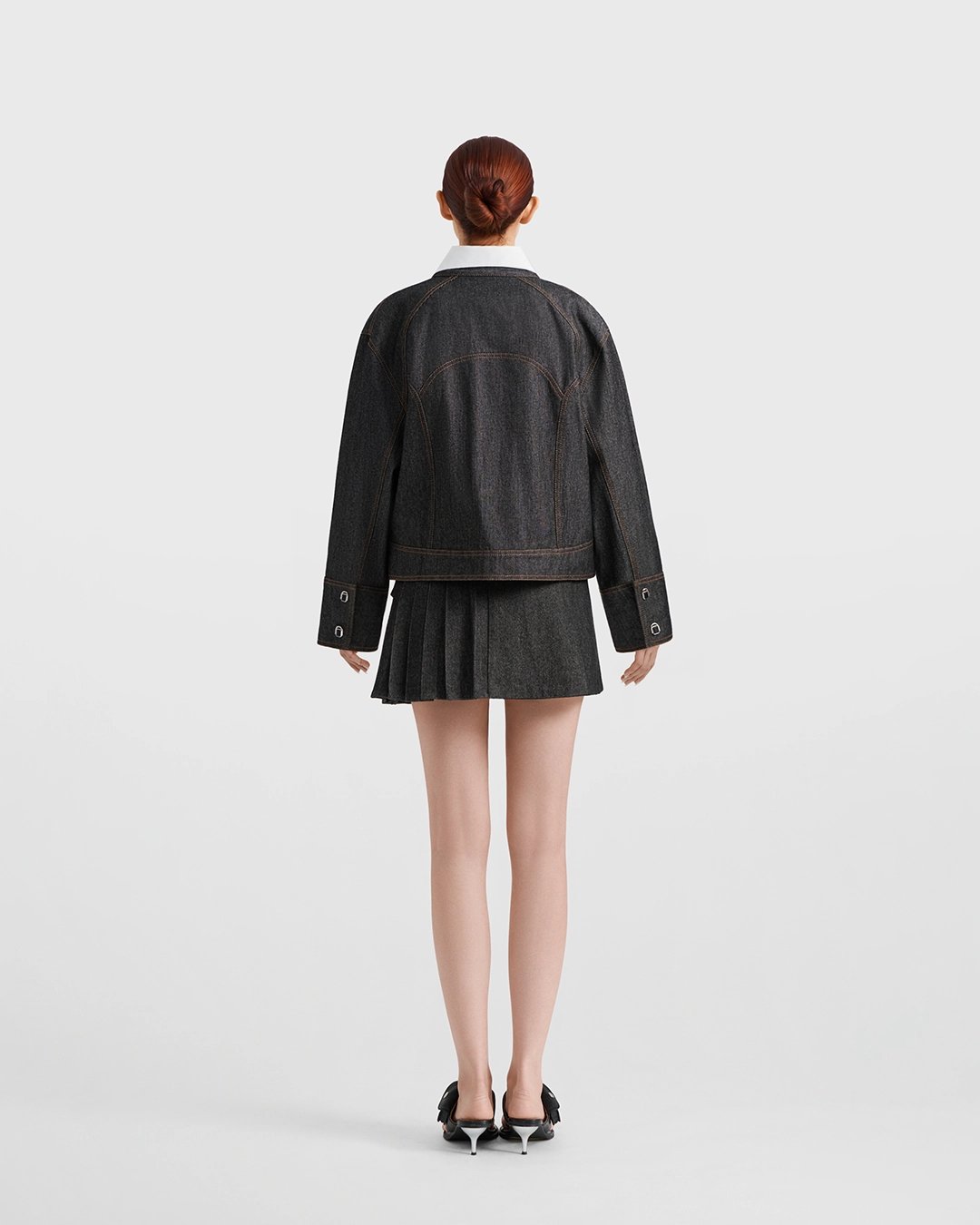 DEAR JOSÉ THE RAVEN Denim Cropped Jacket