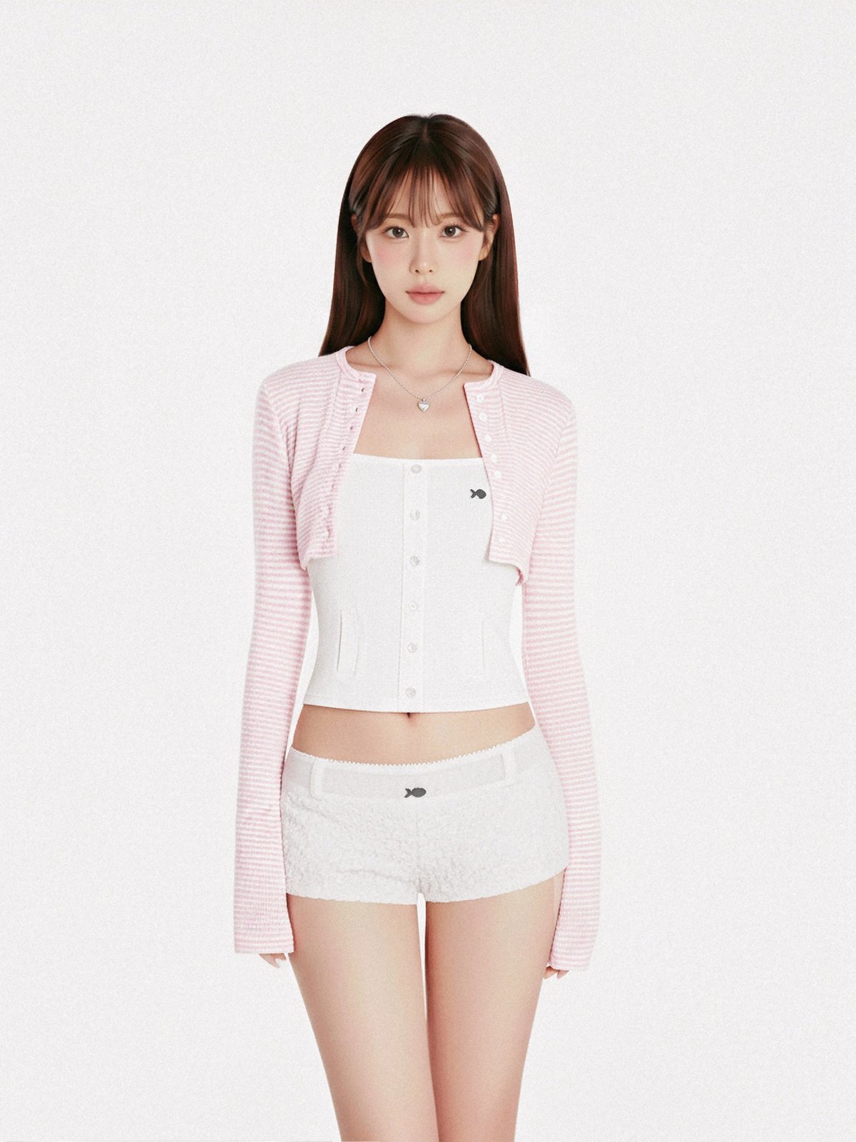 DKMV Felicite Two-Piece Set Black & Striped