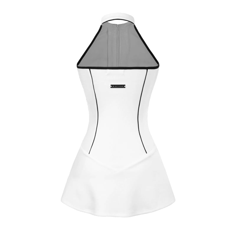 SISTERS Crush Zip-Front Halter Pickleball Dress
