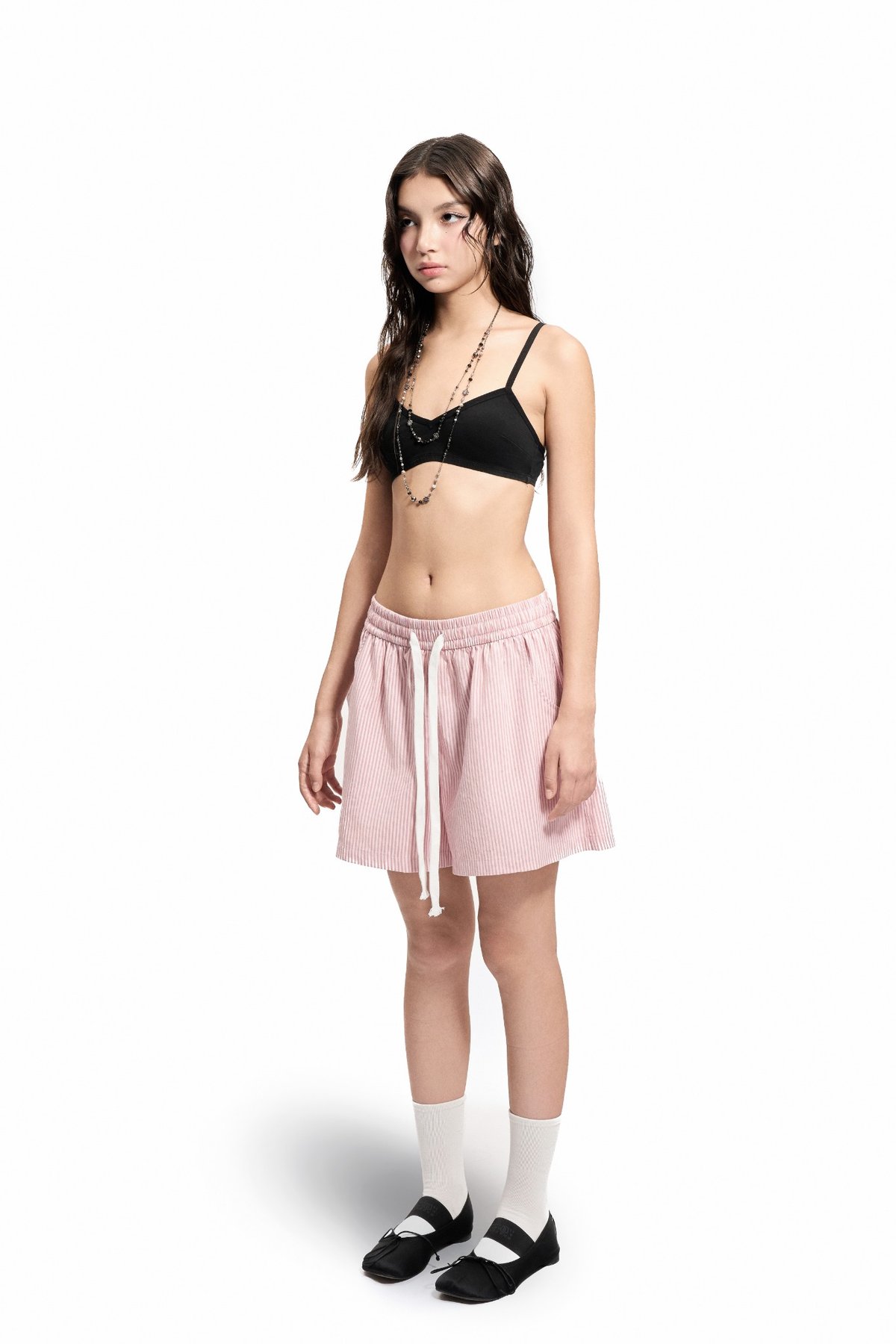 HADES Standard Striped Shorts 條紋抽繩短褲