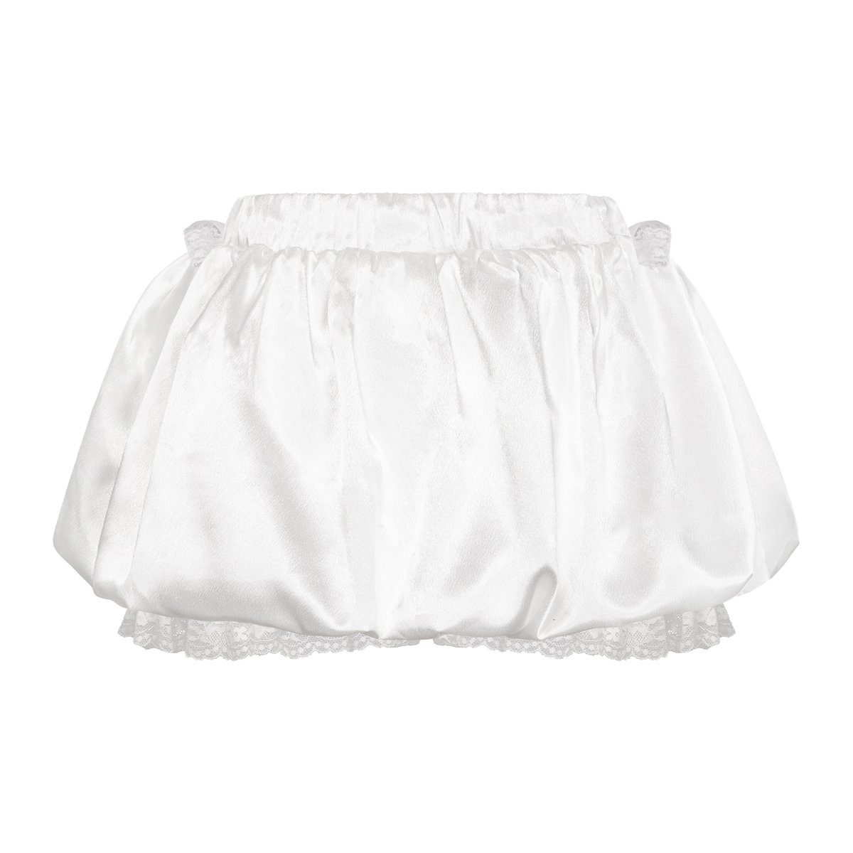 DKMV Tafta Pumpkin Skirt with Lace Trim