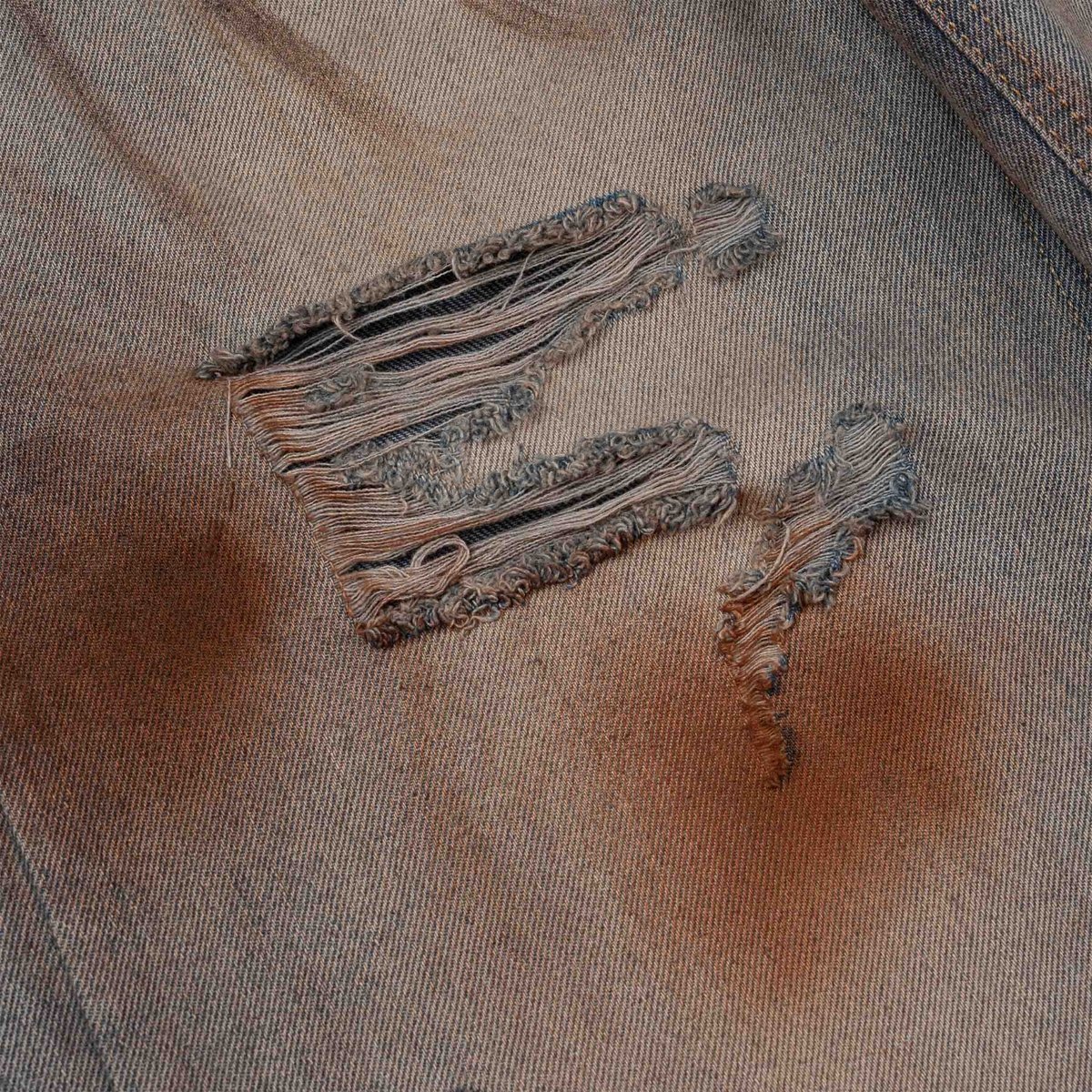 DIRTYCOINS Stain Distress 污漬破洞牛仔長褲