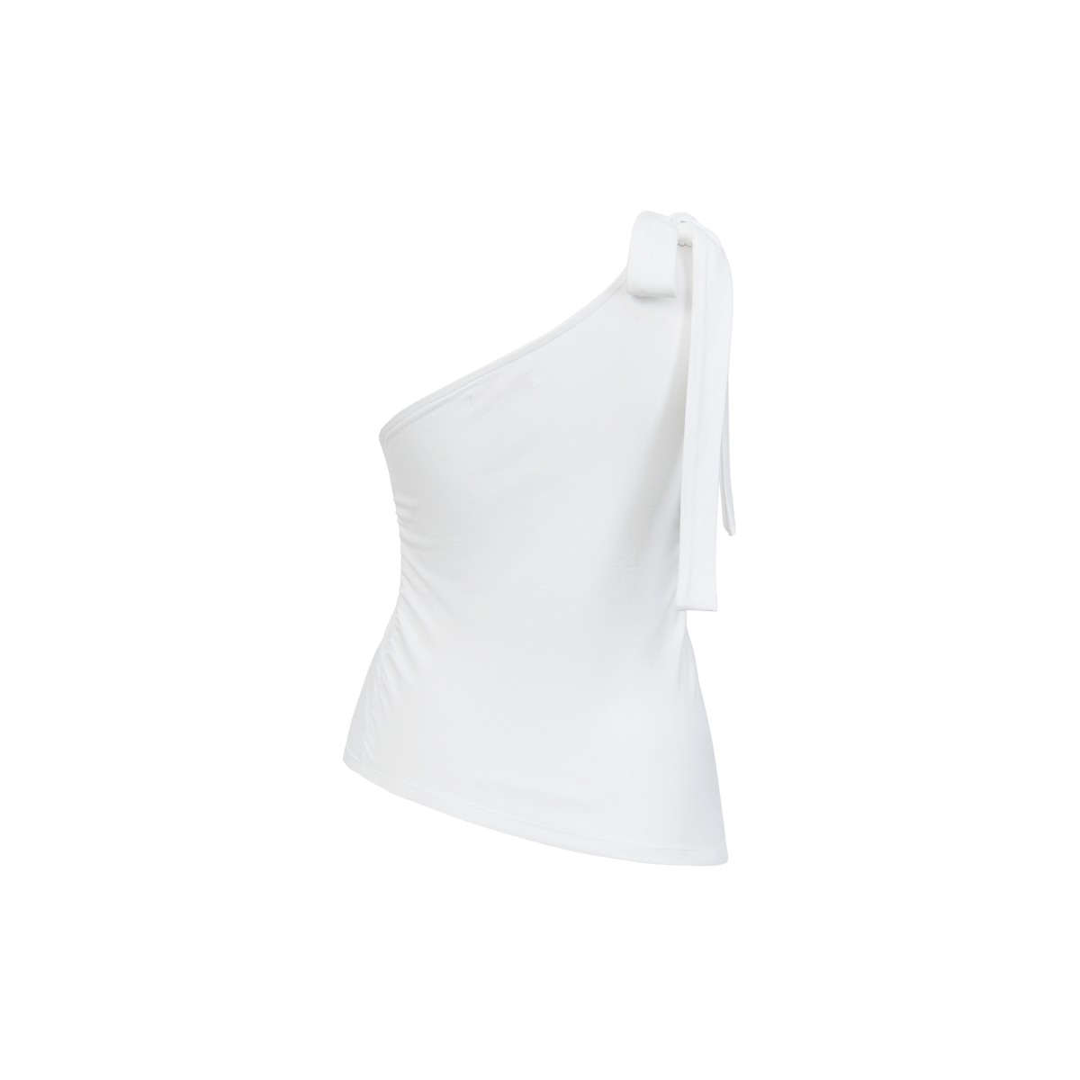 DOTTIE Macie One-Shoulder Top with Neck Scarf
